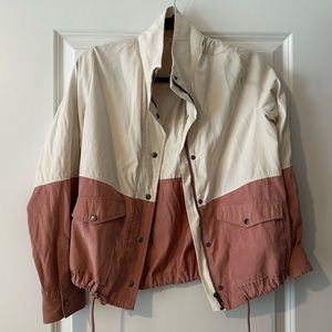 Small Pink and White Wind Beaker